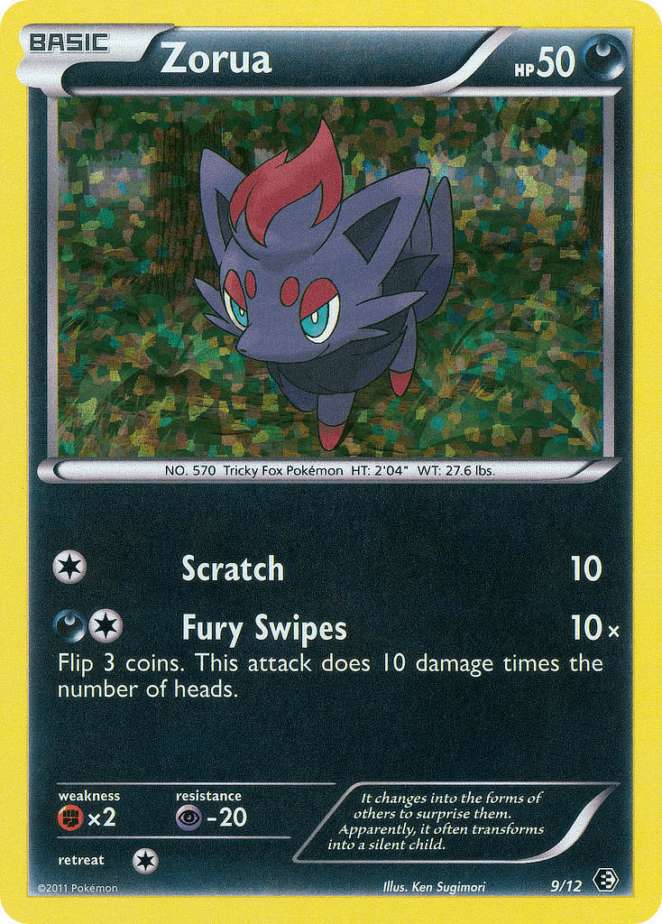 Zorua — изображение карты
