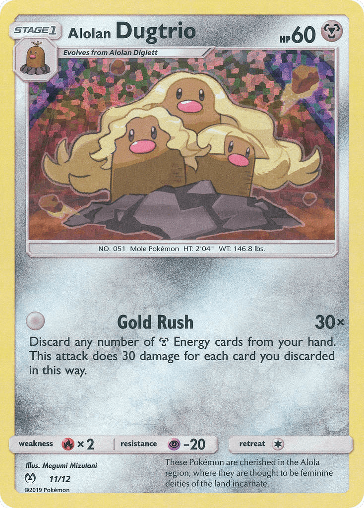 Alolan Dugtrio — изображение карты