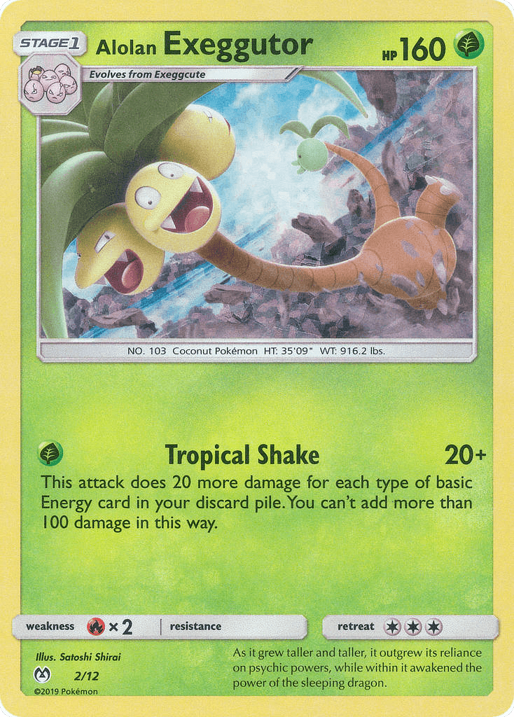 Alolan Exeggutor — изображение карты