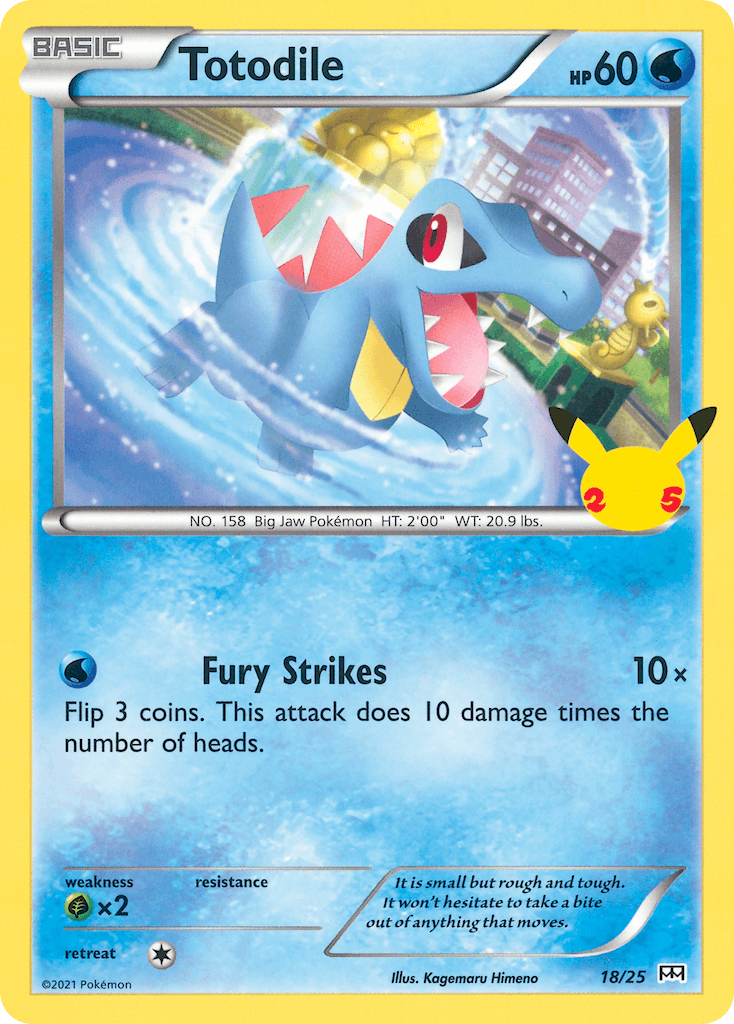 Totodile — изображение карты