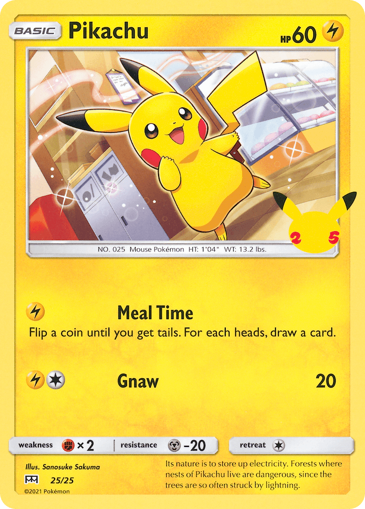 Pikachu — изображение карты