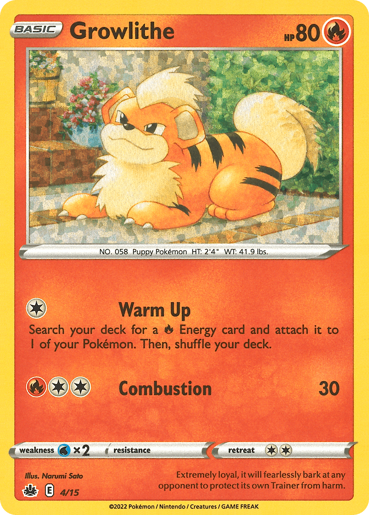 Growlithe — изображение карты
