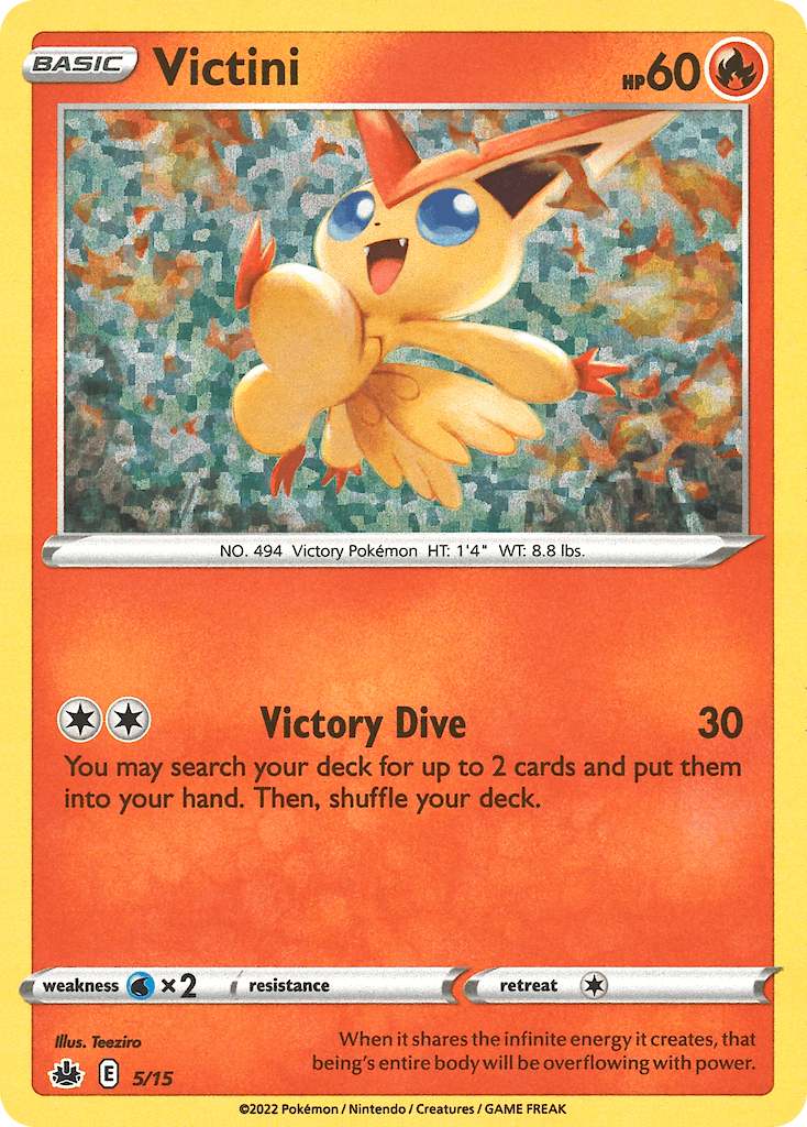 Victini — изображение карты