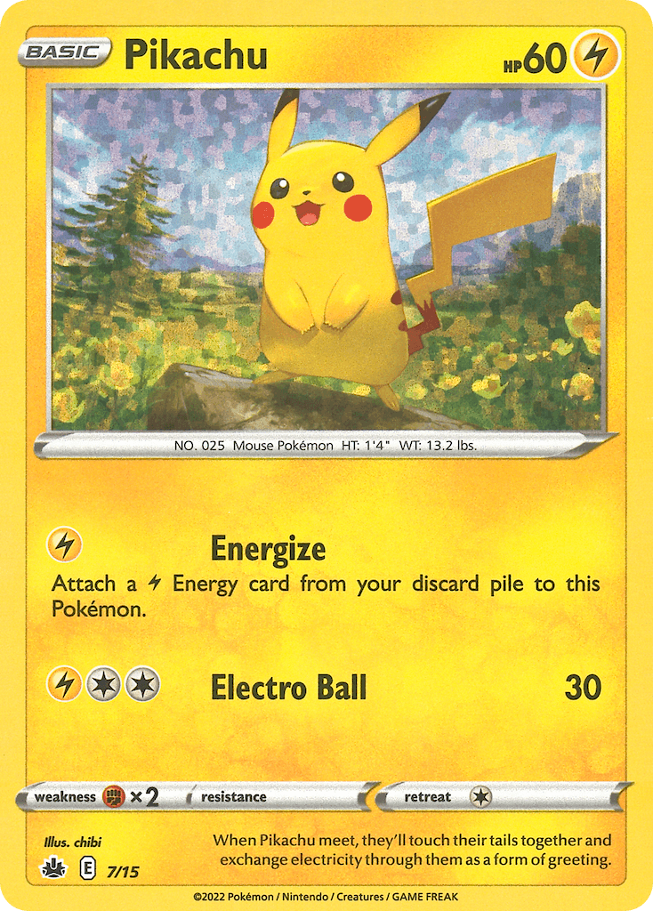 Pikachu — изображение карты