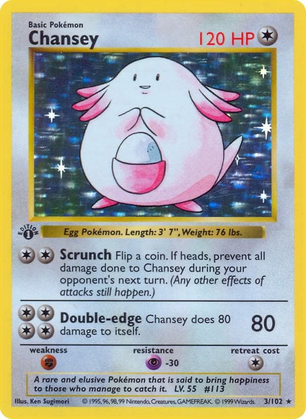 Chansey — изображение карты