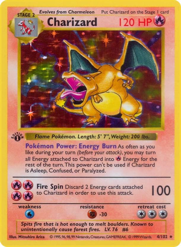 Charizard — изображение карты