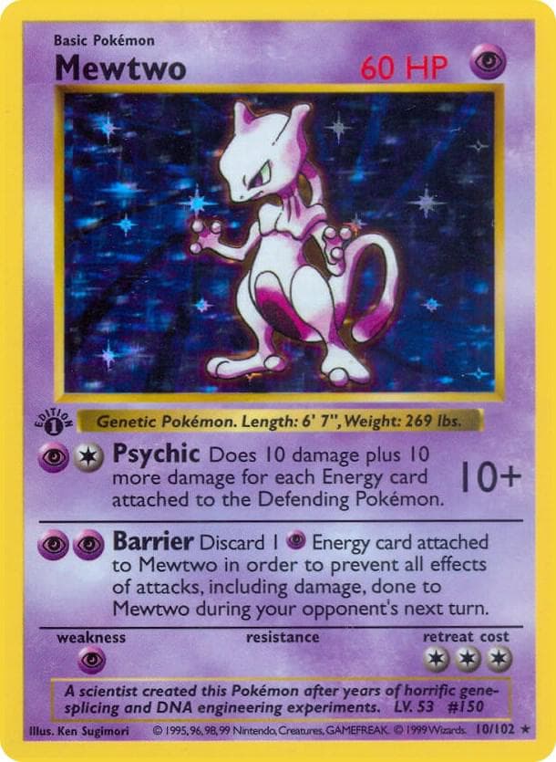 Mewtwo — изображение карты