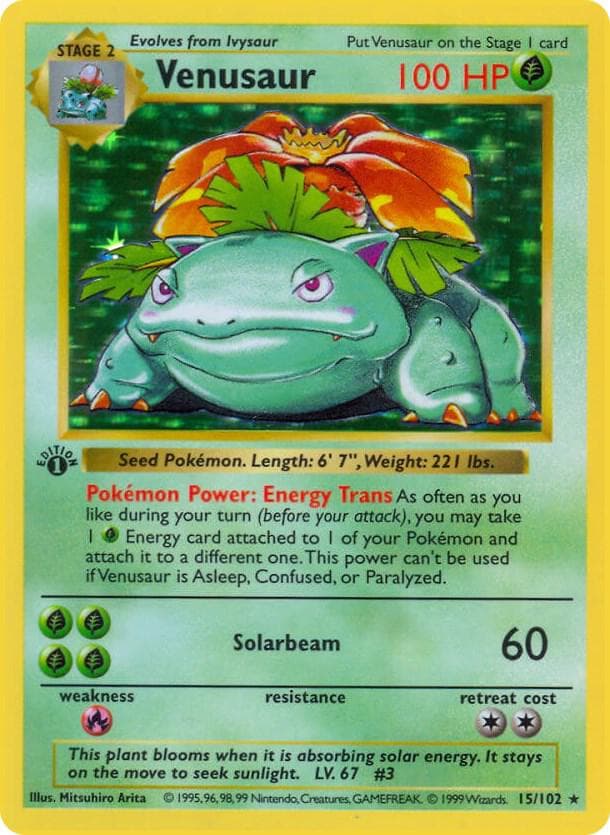 Venusaur — изображение карты