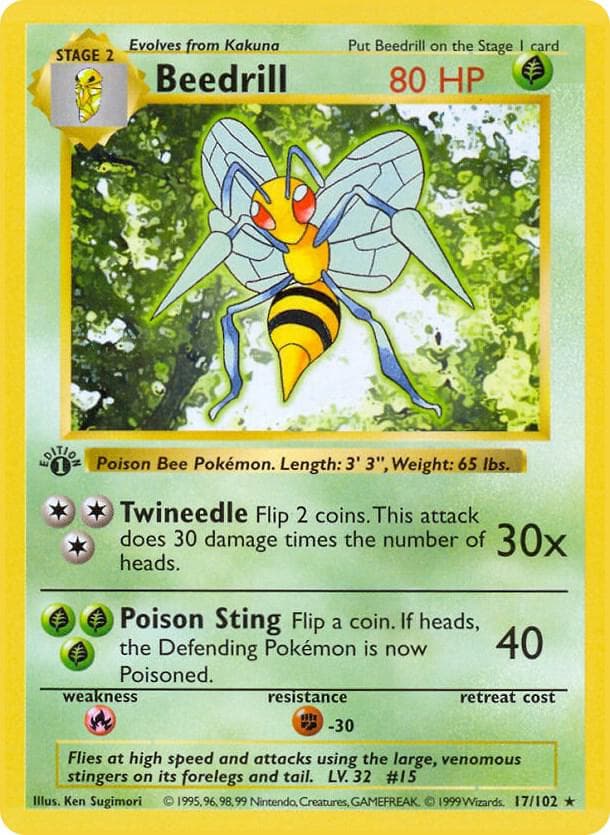Beedrill — изображение карты
