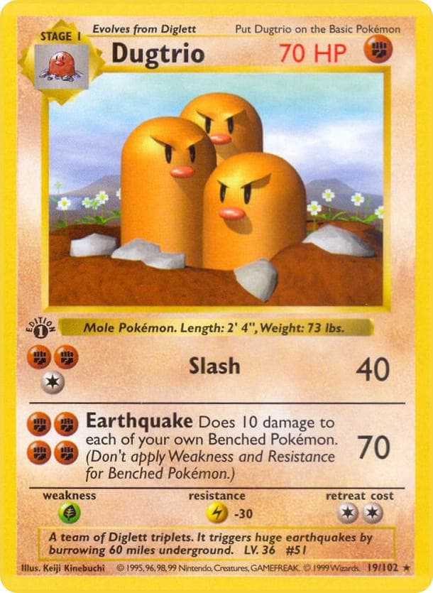 Dugtrio — изображение карты