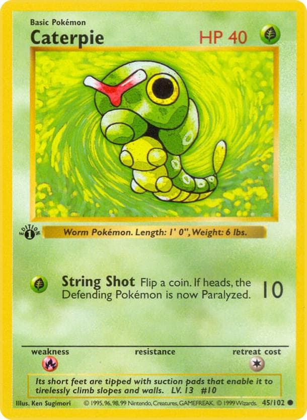 Caterpie — изображение карты