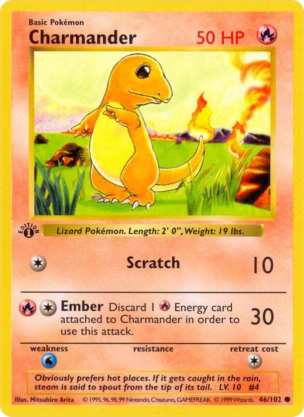 Charmander — изображение карты