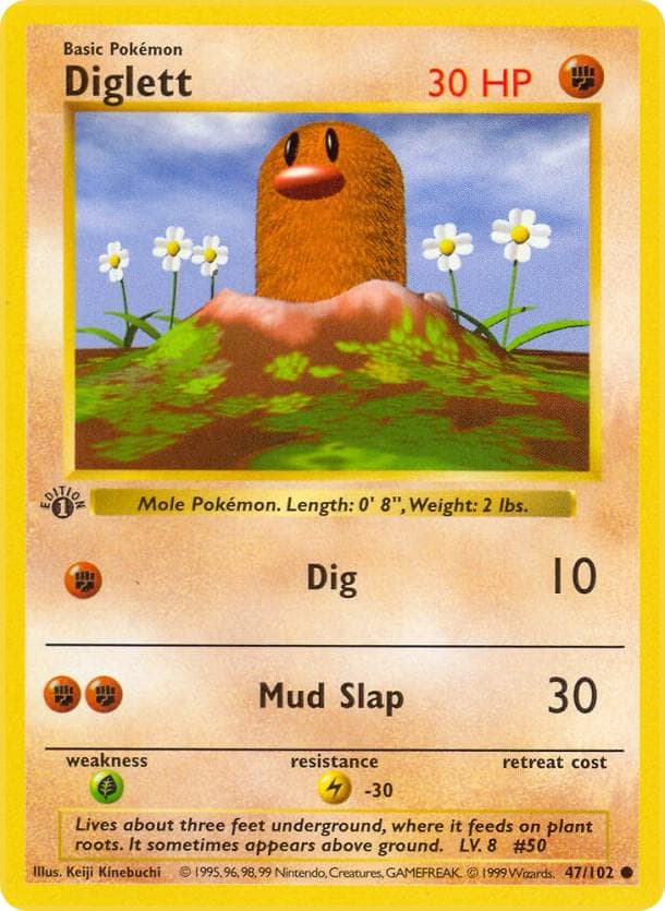 Diglett — изображение карты
