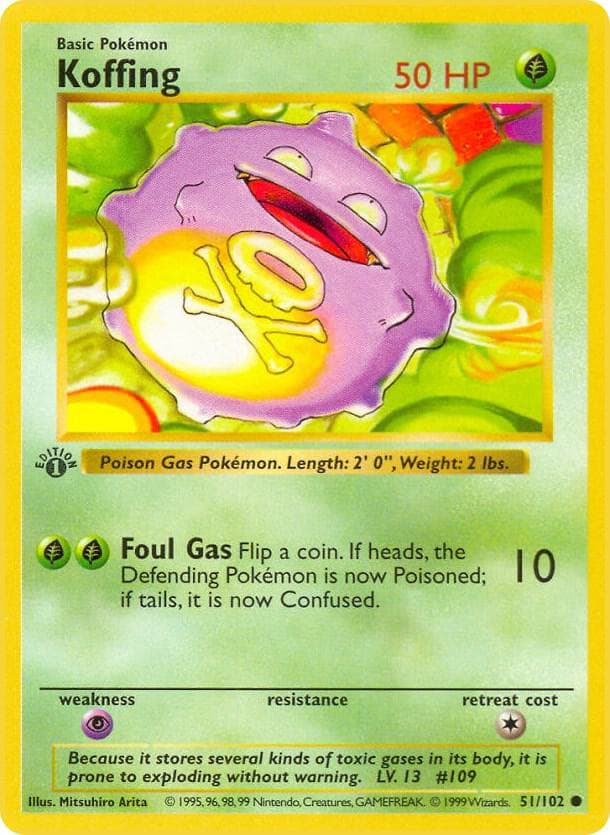 Koffing — изображение карты