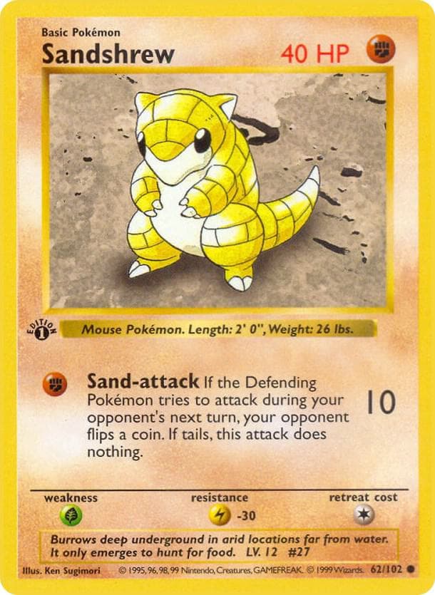 Sandshrew — изображение карты