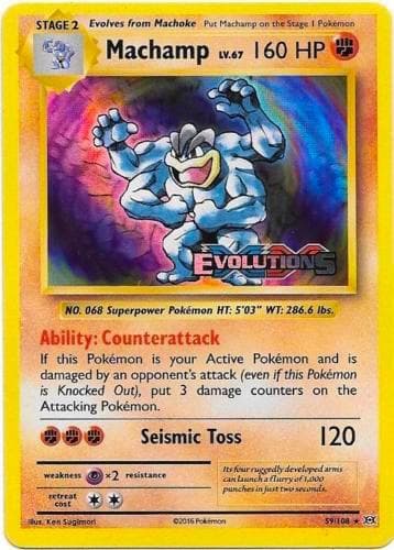 Machamp (XY Evolutions Prerelease) — изображение карты