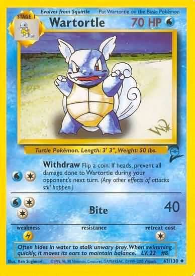 Wartortle [W Stamped] — изображение карты