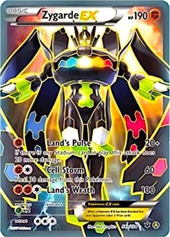 Zygarde EX - 54a/124 — изображение карты