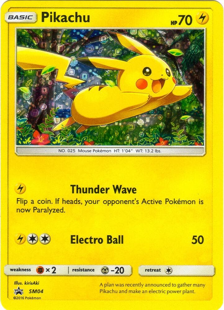 Pikachu - SM04 (General Mills) — изображение карты