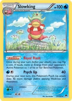 Slowking - 21/122 (Cosmos Holo) — изображение карты