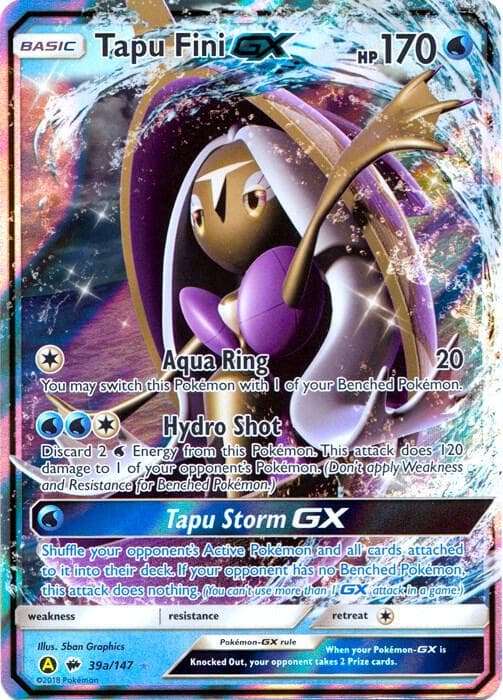 Tapu Fini GX - 39a/147 — изображение карты