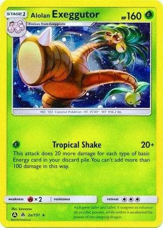 Alolan Exeggutor - 2a/131 — изображение карты