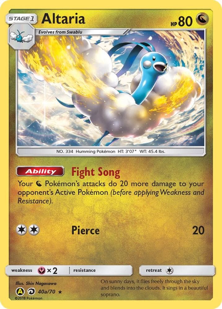 Altaria - 40a/70 — изображение карты