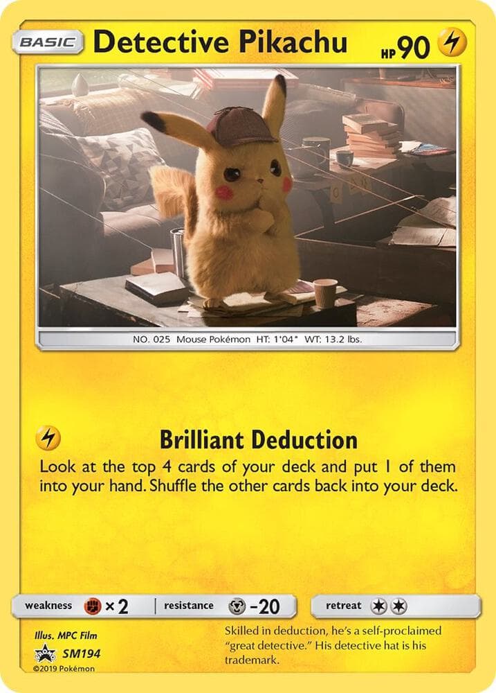 Detective Pikachu — изображение карты
