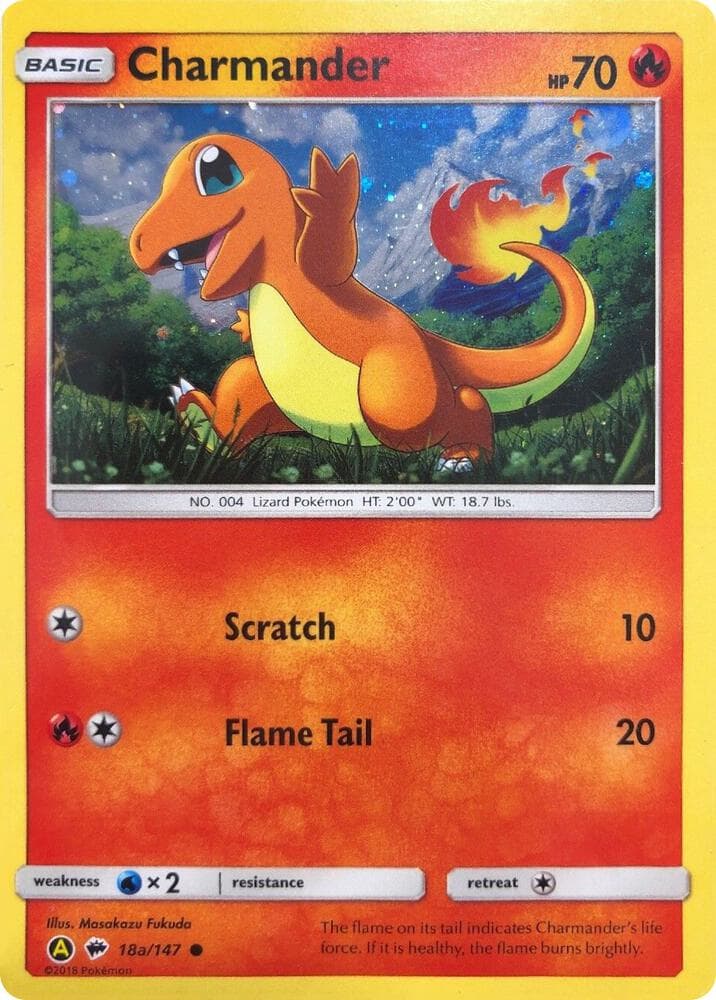 Charmander - 18a/147 — изображение карты