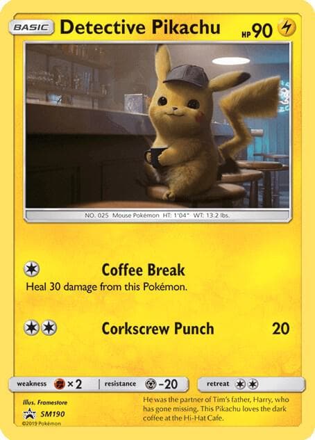 Detective Pikachu — изображение карты