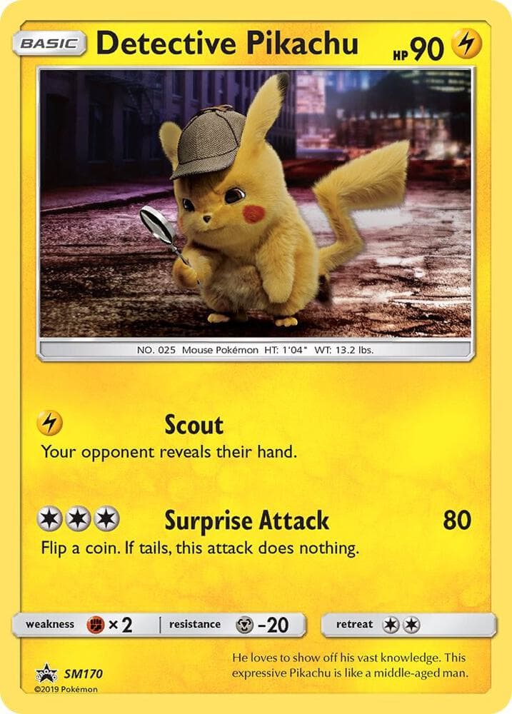 Detective Pikachu — изображение карты
