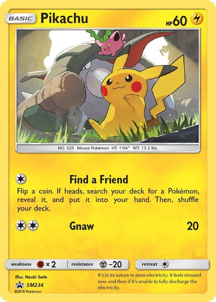 Pikachu — изображение карты