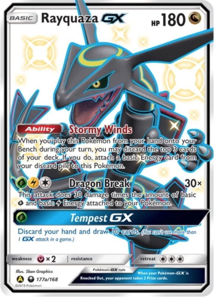 Rayquaza GX — изображение карты