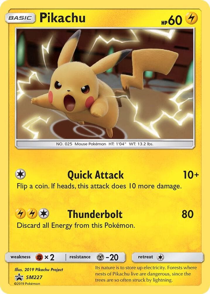 Pikachu — изображение карты