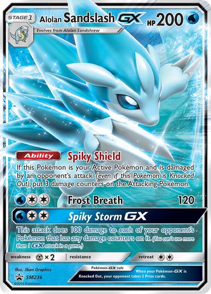 Alolan Sandslash GX — изображение карты