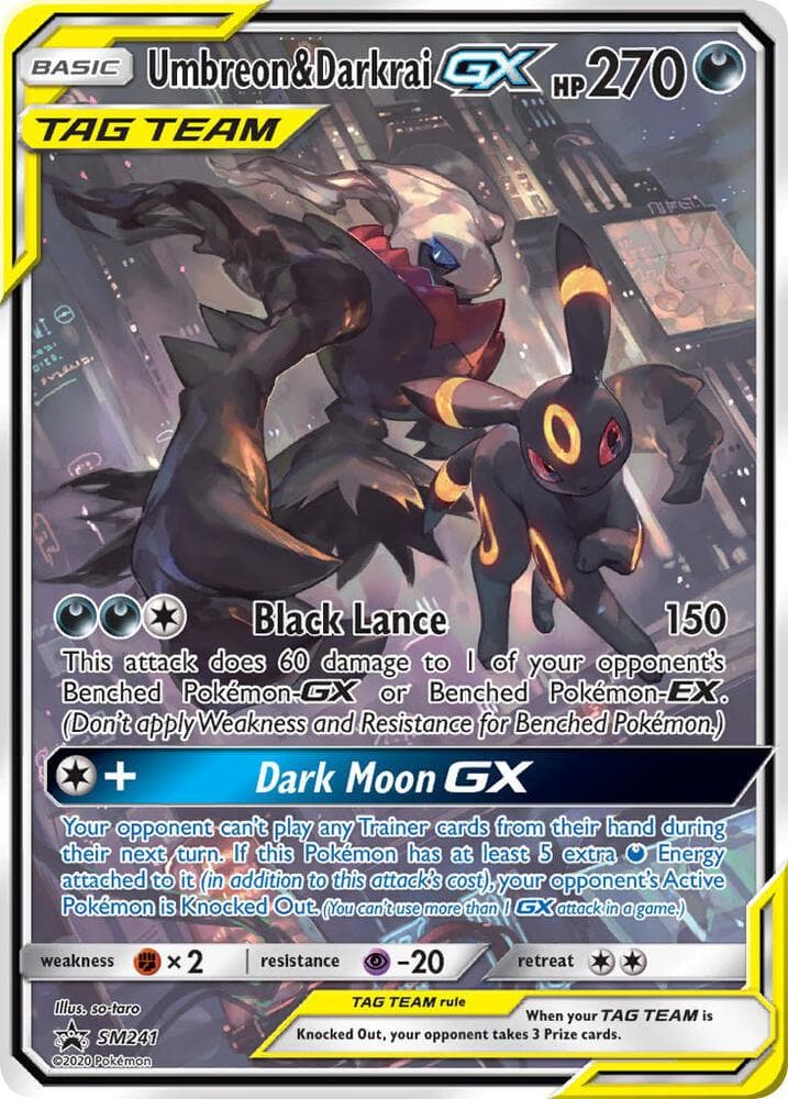 Umbreon & Darkrai GX — изображение карты