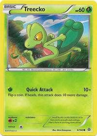 Treecko - 6/160 (Sheen Holo) — изображение карты