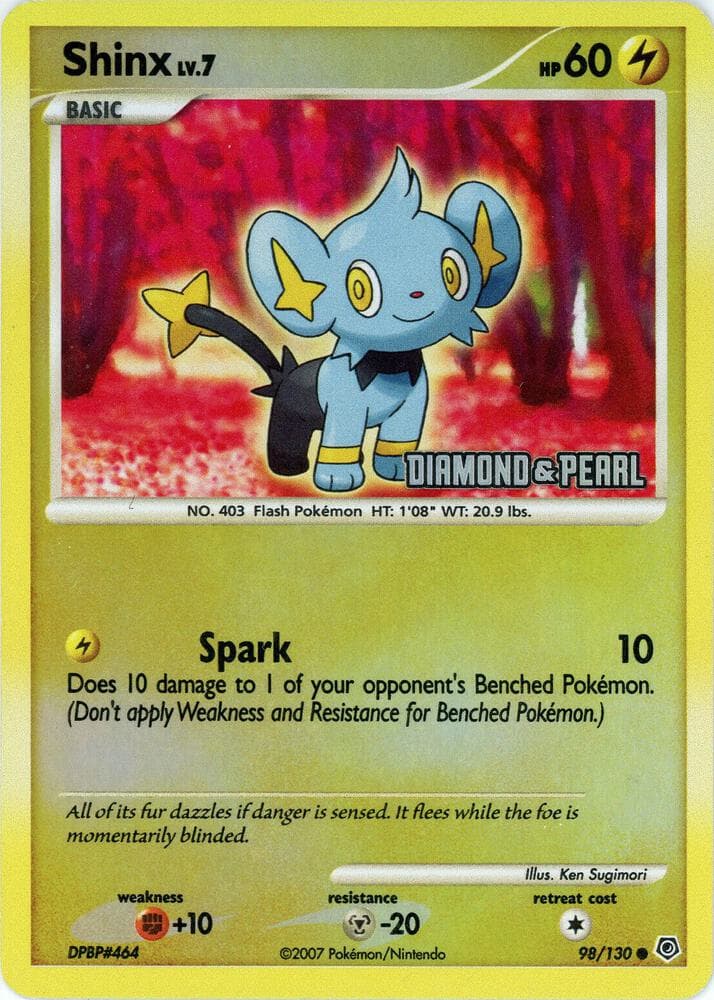 Shinx - 98/130 [Diamond & Pearl] — изображение карты