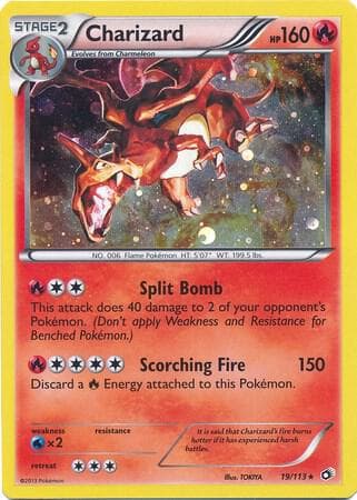 Charizard - 19/113 (Cosmos Holo) — изображение карты