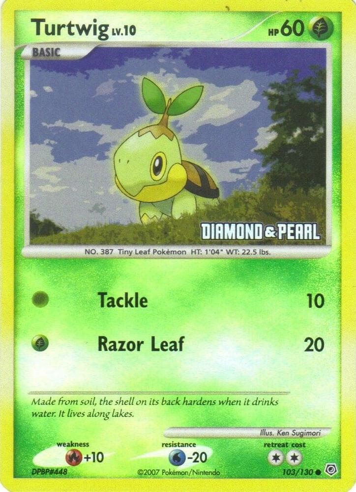 Turtwig - 103/130 [Diamond & Pearl] — изображение карты