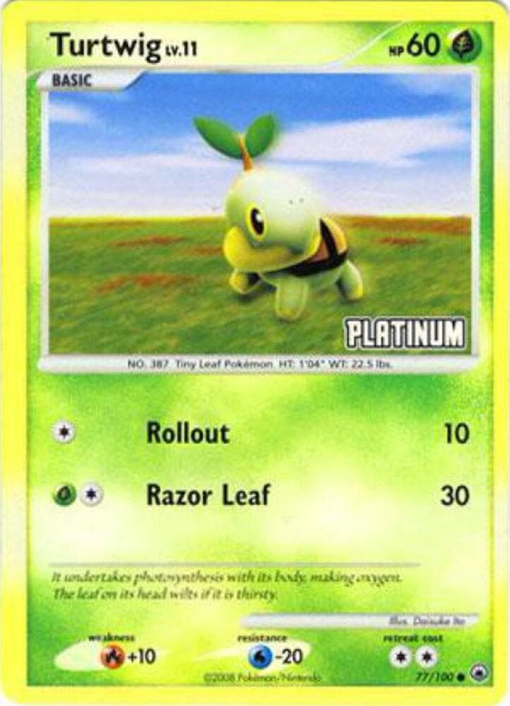 Turtwig - 77/100 [Platinum] — изображение карты