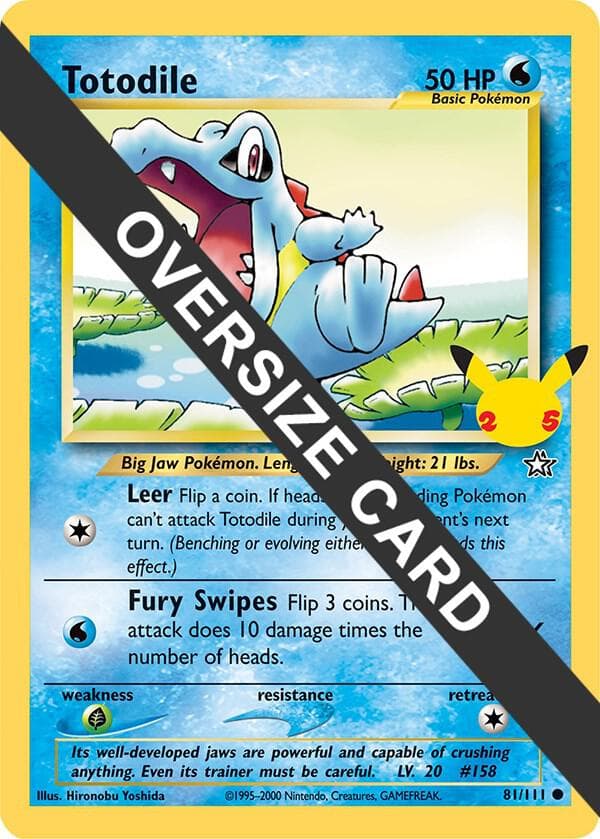 Totodile — изображение карты