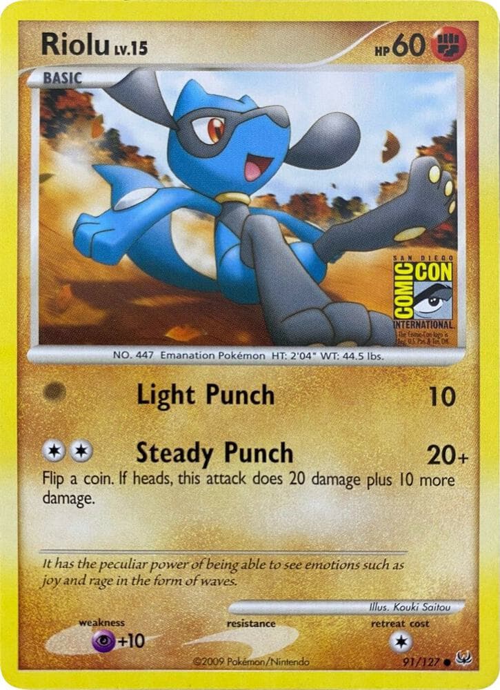 Riolu - 91/127 (SDCC 2009) — изображение карты
