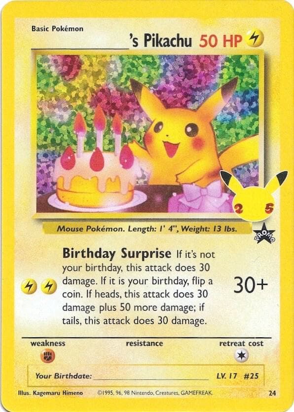 ______'s Pikachu — изображение карты