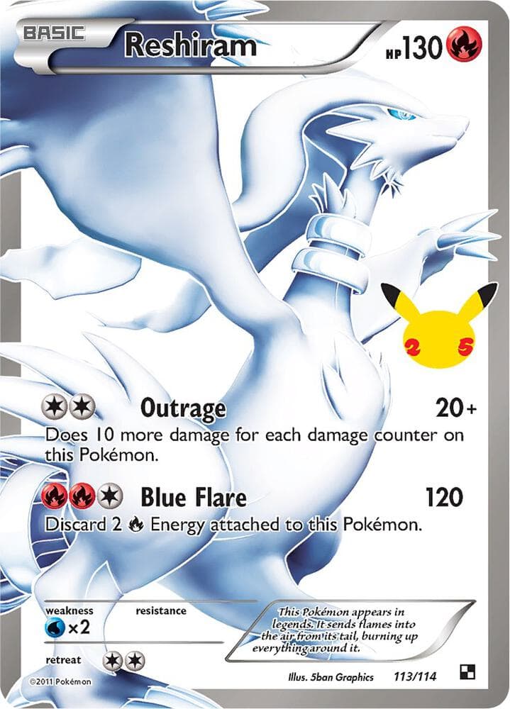 Reshiram — изображение карты