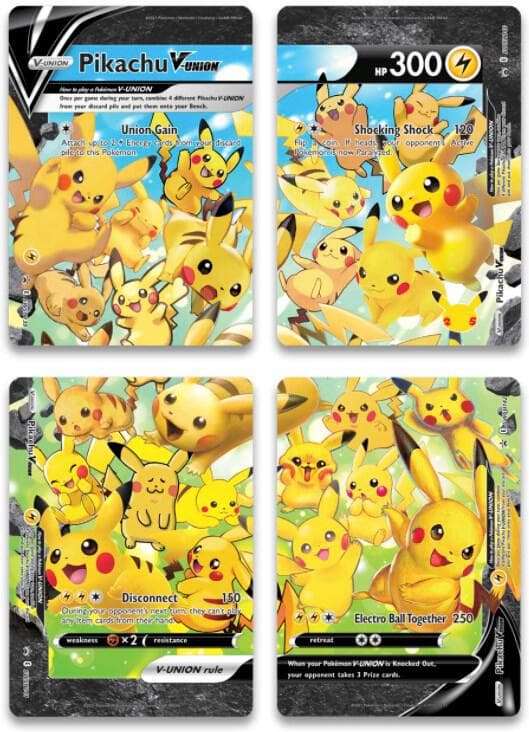 Pikachu V-Union [Set of 4]