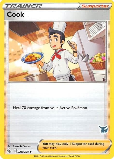 Cook - 228/264 (Eevee Stamped) — изображение карты