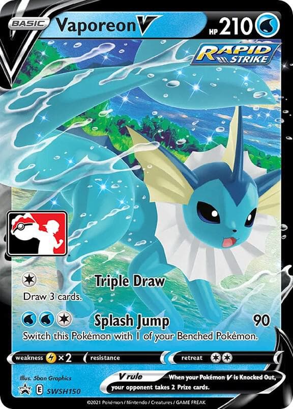 Vaporeon V — изображение карты