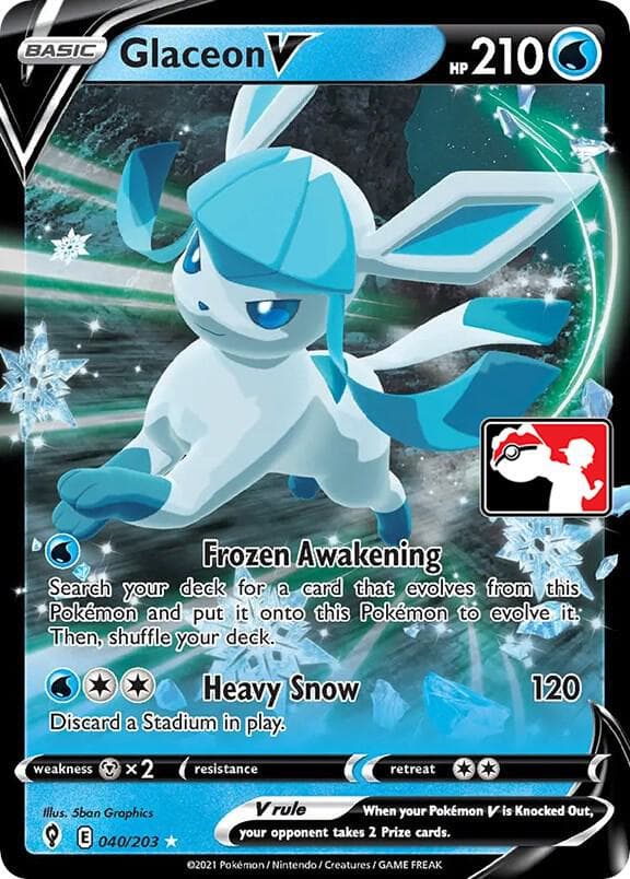 Glaceon V — изображение карты