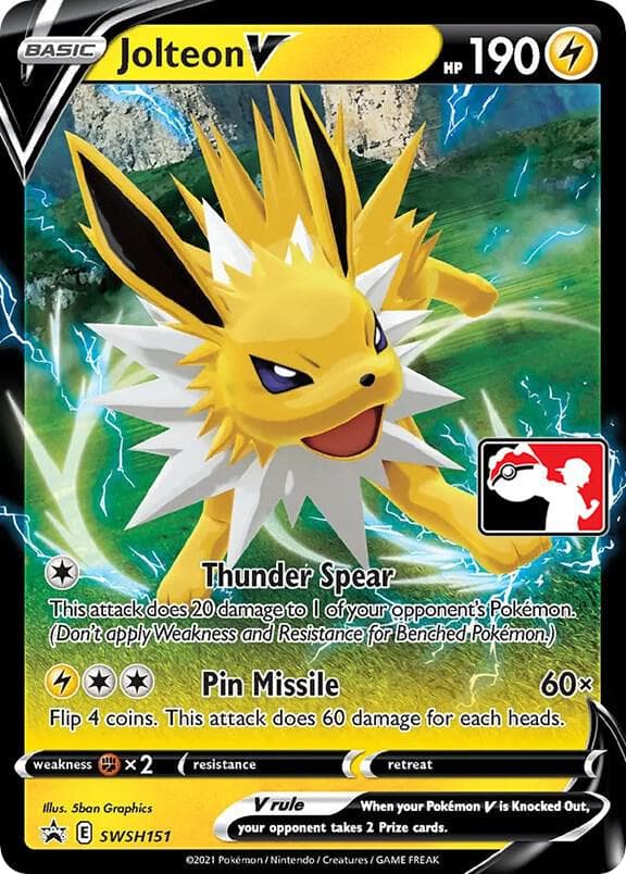 Jolteon V — изображение карты